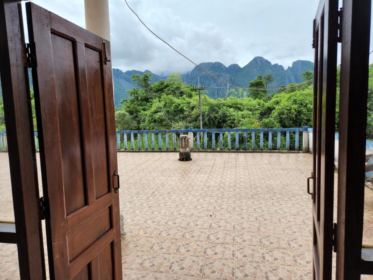 Blue Guesthouse Vang Vieng Exterior foto